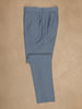 Icy Blue Geometric Design Viscose Men's Suit