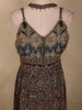 Indigo Black Ajrakh Printed Design Crepe Palazzo Suit with Dupatta