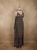 Indigo Black Ajrakh Printed Design Crepe Palazzo Suit with Dupatta
