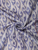 Indigo Blue Abstract Printed Design Semi Tussar Saree