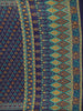 Indigo Floral Designed Chanderi Cotton Saree - Diadem