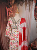 Ivory Cream Abstract Printed and Mirror Embroidered Design Pure Cotton Straight Cut Salwar Suit with Matching Dupatta