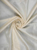 Ivory Cream Diamond motifs Zari Woven Soft Silk Saree - Diadem
