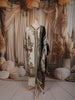 Ivory Cream Floral Printed Design Crepe Silk Straight Cut Salwar Suit with Matching Dupatta