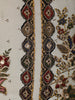 Ivory Cream Floral Printed Design Crepe Silk Straight Cut Salwar Suit with Matching Dupatta