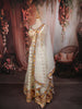 Ivory Cream Floral Printed and Stone Embellished Design Raw Silk Bridesmaid Lehenga Choli with Matching Dupatta