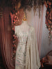 Ivory Cream Floral Thread Embroidered Design Chiffon Straight Cut Salwar Suit with Matching Designer Dupatta