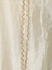 Ivory Cream Mirror Embroidered Design Tissue Silk Straight Cut Salwar Suit with Matching Dupatta