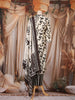 Ivory Ebony Foliage Design Printed Cotton Salwar Suit