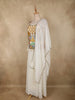 Ivory Embroidered Animal Printed Georgette Palazzo Suit