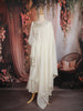 Ivory Embroidered Cotton Sharara Salwar Suit