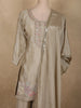 Ivory Floral Beads Embroidered Design Organza Palazzo Suit with Dupatta