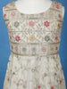 Ivory Floral Design Kids Georgette Gown