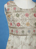 Ivory Floral Design Kids Georgette Gown