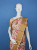 Ivory Floral Design Tussar Silk Saree - Diadem