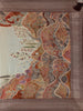 Ivory Floral Embroidered Banarasi Silk Saree