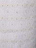 Ivory Floral Embroidered Cotton Sherwani Suit - Diadem