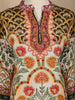 Ivory Floral Printed Cotton Salwar Suit