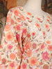 Ivory Floral Printed Cotton Salwar Suit with Dupatta