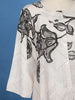 Ivory Floral Printed Design Cotton Salwar Suit