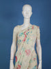 Ivory Floral Printed Georgette Saree