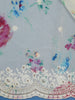 Ivory Floral Printed Georgette Saree