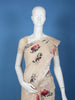 Ivory Floral Prints Sequins Design Chiffon Saree