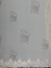 Ivory Floral Prints Sequins Design Chiffon Saree