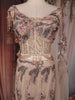 Ivory Floral Sequins and Beads Embroidered Design Mermaid Net Lehenga