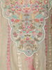 Ivory Floral Thread Embroidered Design Cotton Straight Cut Salwar Suit with Dupatta