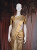 Ivory Floral and Paisley Woven Kanchipuram Tissue Silk Saree
