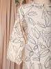 Ivory Leaf Printed Cotton Salwar Suit