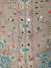 Ivory Peacock Stone Embellished and Beads Design Georgette Palazzo Suit with Dupatta