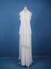 Ivory White  Floral Embroidered Design Georgette Palazzo Suit