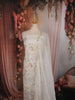 Ivory White Floral Vine Beads Embroidered Design Organza Unstitched Salwar Material