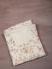 Ivory White Floral Vine Beads Embroidered Design Organza Unstitched Salwar Material