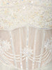 Ivory White Heavy Beads Embroidered Design Holographic Party Wear Indo Western Gown
