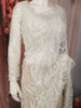 Ivory White Heavy Sequins and Beads Embroidered Design Net Party Wear Saree with Matching Blouse
