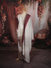 Ivory White & Wine Maroon Heavy Zari Embroidered Design Palazzo Suit with Ombre Dupatta