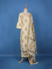 Ivory Floral Design Printed Cotton Salwar Suit - Diadem