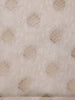 Ivory Floral Woven Banarasi Silk Saree - Diadem