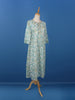 Ivory Floral Designed Cotton Kurti - Diadem