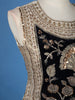 Ivory Floral Embroidery Tissue Silk Palazzo Salwar Suit - Diadem