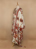 Ivory Floral Printed Semi Silk Salwar Suit - Diadem