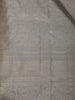 Ivory Floral Woven Pure Kanchipuram Silk Saree - Diadem