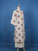 Ivory Floral Printed Cotton Salwar Suit - Diadem