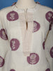 Ivory Floral Printed Cotton Salwar Suit - Diadem