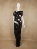 Jet Black Butta Woven Design Chanderi Silk Fancy Saree