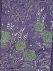 Lavender And Pink Ikat Design Art Silk Saree With Contrast Embroidered Blouse