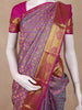 Lavender Butta Woven Kanchipuram Silk Saree